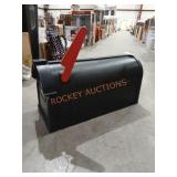 Black Plastic Mailbox
