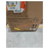 Bella Gold Leaf Round Accent Table 18" x 24"