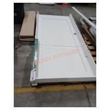 36" x 80" RH Hand Shaker Panel Door