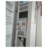 36" x 80" exterior door