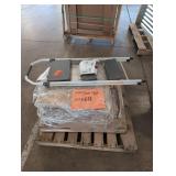 Porcelain Tile and Step Ladder