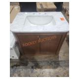 30" Floating Vanity Cabinet, Damaged