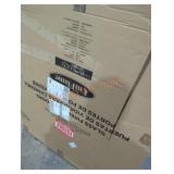 Glass fireplace doors