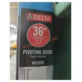 36" Pivoting Shower Door