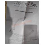 Utopia Alley 60"-72" aluminum double curved rod