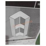 White Corner Shelf Assembly Required