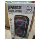 Super bass jobsite speaker