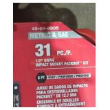 Milwaukee 1/2 Drive Impact Socket Pack out