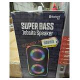 Super bass jobsite speaker