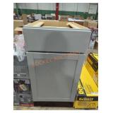Gray 18" cabinet base
