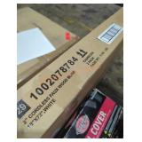 2" cordless faux wooden blinds 18" x 72" white