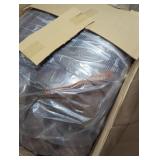 Brown rocking recliner