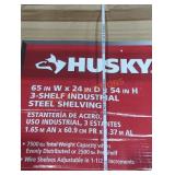 Husky 3 Shelf Industrial Steel Shelving