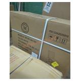 White leather office chair