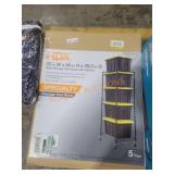 HDX Steel Storage Tote Rack