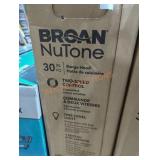 Broan Nutone 30" range hood