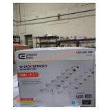 1 commercial Electric 12 pk retrofit recessed trim