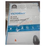 Black Plastic Mailbox Post