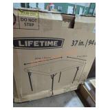 Lifetime 37" Folding Table;