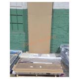 Skid Lot of Various Flooring and Storm Door