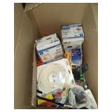 Box Lot Of Assorted Home Improvement Items