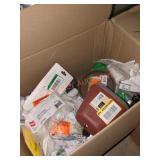 Box Lot Of Assorted Home Improvement Items