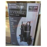 Everbilt Sewage Pump