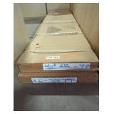 2 Plygem 15" x 59" Open Louvers