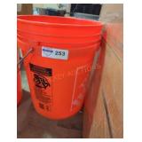 Orange 5 gal bucket
