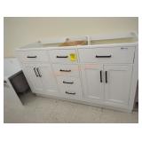 Wayfair Tidworth 60" Solid Wood Double Vanity