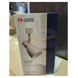 Case of track head rail lights