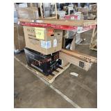 Microwave Ovens, Gliding Patio Door, Shelving