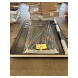 Exterior door with side lights