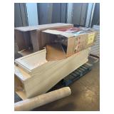 Pantry Cabinet, Chairs, Christmas Decor