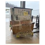 Bathtub, microwave, bench backer board