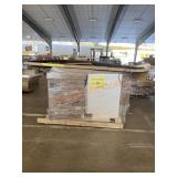 Cabinetry, storm door, Toilet