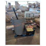 Baseboard Heater, Trash Cans, Step Ladder, Shovels