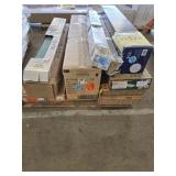 Fan, Lights, Shower Rod