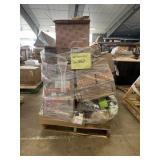 Heater, lighting fixtures,  tiles, goggles