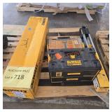 Dewalt sawhorse,toolbox, compact meter saw stand