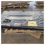 Butcher block,black prehung door