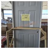 Silver exterior door