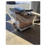 Sink, Shower Pan, Vanity, Flooring and Tile