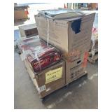 Microwave Ovens, Floor Jack, Chair