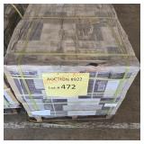 Gray polished porcelain tile