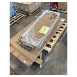 Electric Fireplace, Shower Door