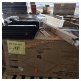 Attic ladder, heaters, led panel