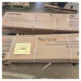 2 gladiator heavy duty shelving