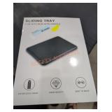 Sliding tray for kitchen appliances