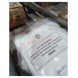 White mattress cover